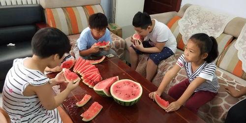 业主吃瓜大赛,一场欢乐的邻里盛宴